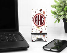Load image into Gallery viewer, Wine Cell Phone Stand. Wine Phone Stand, Wine Lover Gift! Personalized Wine Gift. Custom Wine gift. Wine themed gift. Gift for mom