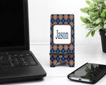 Load image into Gallery viewer, Argyle Phone Stand