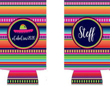 Load image into Gallery viewer, Fiesta Slim Can Party Huggers. Mexican Party Favors. Slim Can Fiesta Birthday Party Favors! Bachelorette Fiesta! Slim Can Bachelorette!