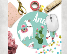 Load image into Gallery viewer, Llama Mouse Pad