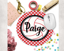 Load image into Gallery viewer, Volleyball Mouse Pad