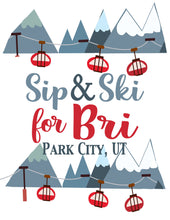 Load image into Gallery viewer, Ski Party Tote bag. Ski Bachelorette or Girls Weekend Totes! Girl's Ski weekend Party Favor Bag. Aspen, Vail, Breckenridge Tote Bag!