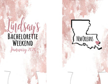 Load image into Gallery viewer, Rose Gold Party Huggers. Dirty Birthday or Bachelorette Huggers. Personalized Rose Gold Birthday Favors. Rose Gold Party Favors! NOLA Party!