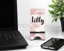 Load image into Gallery viewer, Rose Gold Paint Cell Phone Stand