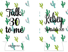 Load image into Gallery viewer, Cactus Bachelorette Party Huggers. Scottsdale Party Favors. Slim Can Cactus Birthday Party Favors! Scottsdale Slim Can Bachelorette!