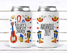 Load image into Gallery viewer, Nashville Party Huggers. Austin Bachelorette Party Favors. Custom Nashville Bachelorette or Birthday Favors!