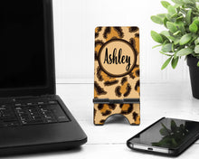 Load image into Gallery viewer, Leopard Phone Stand