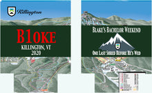 Load image into Gallery viewer, Ski Party Can Huggers. Colorado Wedding Favors. Ski Weekend Party Favors. Ski Bachelorette Party Huggers! Ski Bachelor or Bachelorette!