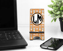 Load image into Gallery viewer, Dog Lover Personalized Cell Phone Stand. Dog themed Cell Phone Stand, Custom Dog Gift! Great Dog Lover gift!