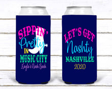 Load image into Gallery viewer, Nashville Party Huggers. Nashville Bachelorette or Birthday Party Favors.Nash Bash Party Favors. Nashlorette Bachelorette Coolies!