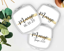 Load image into Gallery viewer, Gold Wedding Personalized Mirror