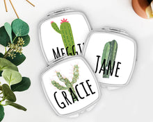 Load image into Gallery viewer, Cactus Personalized Wedding Party Mirror