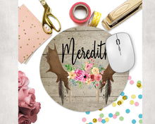 Load image into Gallery viewer, Boho Flowers Mouse Pad