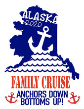 Load image into Gallery viewer, Alaska Cruise Ship Vacation Personalized Tote Bag