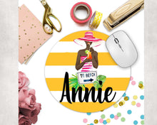 Load image into Gallery viewer, Beach Girl Mouse Pad