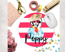 Load image into Gallery viewer, Beach Girl Mouse Pad