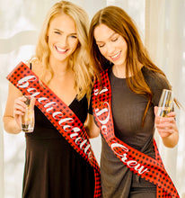 Load image into Gallery viewer, Plaid 4" Satin Sash