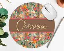 Load image into Gallery viewer, Wood Floral Phone Stand