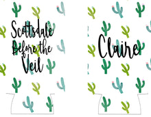 Load image into Gallery viewer, Cactus Bachelorette Party Huggers. Scottsdale Party Favors. Slim Can Cactus Birthday Party Favors! Scottsdale Slim Can Bachelorette!