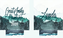 Load image into Gallery viewer, Mountain Party Can Huggers. Colorado Wedding Favors. Asheville Bachelorette Favors. Colorado Bachelorette Party Huggers! Mountain Wedding