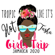 Load image into Gallery viewer, Beach Girl Personalized Hangover Bag