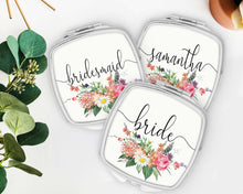 Load image into Gallery viewer, Floral Wedding Personalized Mirror