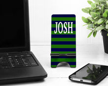 Load image into Gallery viewer, Rugby Stripe Phone Stand
