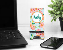 Load image into Gallery viewer, Floral Phone Stand