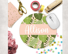 Load image into Gallery viewer, Palm Leaves Mouse Pad