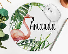 Load image into Gallery viewer, Flamingo Palms Phone Stand