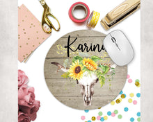 Load image into Gallery viewer, Boho Flowers Mouse Pad