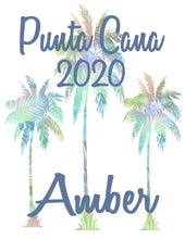 Load image into Gallery viewer, Palm Beach Tote bag. Beach Party Favors! Palm Tree Bachelorette or Girls Weekend Tote Bag. Birthday Tote Bag. Palm Springs Tote Bag.