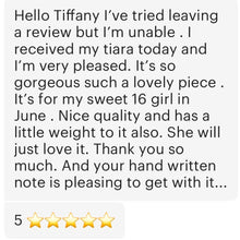 Load image into Gallery viewer, 78th Birthday tiara, 78th Birthday Gift, 78 Birthday Party Tiara, 78th Birthday Crown, 78th Birthday Party Decoration, 78 Year old gift!