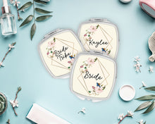Load image into Gallery viewer, Diamond Wedding Party Mirror| Bridal Party Favor| Bridesmaid Gift| Bachelorette Party Favors| Make up Mirror|Shit Kit Bags|Personalized