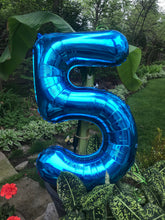 Load image into Gallery viewer, Number Balloons | Birthday Party Decoration | Any Birthday Balloons | Large 34" Foil Birthday Party Balloon | Number Party Balloons