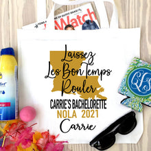 Load image into Gallery viewer, Nola Personalized Tote Bag