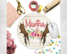 Load image into Gallery viewer, Boho Flowers Mouse Pad