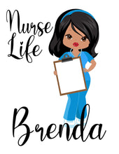 Load image into Gallery viewer, Nurse Life Personalized Tote Bag