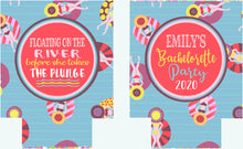 Load image into Gallery viewer, Float trip Personalized Huggers. Lake or River Party Favors. Float Trip Favors! Birthday or Bachelorette Tubing Party Favors!