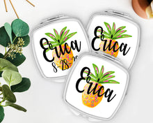 Load image into Gallery viewer, Pineapple Party Bachelorette Gift | Party Favor | Pineapple Gift | Pineapple Party Favors | Make up Mirror |Shit Kit Bags
