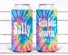 Load image into Gallery viewer, Tie Dye Party Huggers. Hippie 70's tie dye Birthday Party Huggers. Retro Birthday Favors. 70's theme Party. 70's Retro Bachelorette Favors.