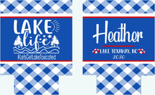 Load image into Gallery viewer, Float trip Personalized Huggers. Lake or River Party Favors. Lake Party Favors! Bachelor or Bachelorette Tubing Party Favors!