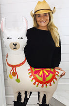 Load image into Gallery viewer, Llama Balloon | Bachelorette Party Decoration | Fiesta Shower Balloon | Large Foil Llama Birthday Party Balloon