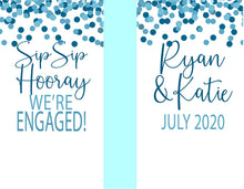 Load image into Gallery viewer, Confetti party huggers. Skinny can party favors. Personalized Birthday or Bachelorette Party Favors. Slim Girls Weekend party favors!