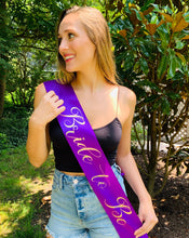 Load image into Gallery viewer, Bride to Be 4" Satin Sash