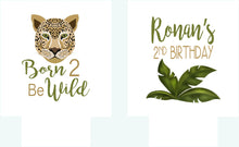 Load image into Gallery viewer, Jungle Party Huggers. Getting Wild Bachelorette or Birthday Huggers. Leopard Bachelorette Party Favors. Personalized Party Huggers!
