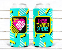 Load image into Gallery viewer, 90's Theme Party Huggers. 90's Birthday or Bachelorette Huggers. Retro 90s Birthday. Dirty 30 favors90's Prom Party favors!