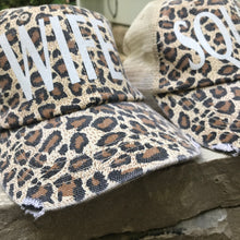 Load image into Gallery viewer, Distressed Leopard Party Hat