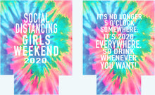 Load image into Gallery viewer, Tie Dye Personalized Huggers. 70s theme Party Favors. Tie Dye Party Favors! Disco theme Hippie 70's Birthday or Bachelorette Party Favors!
