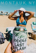 Load image into Gallery viewer, Palm Leaves Mile 0 Key West Party Huggers. Tropical Wedding or Bachelorette Party Favors. Key West Girl's Weekend or Family Vacation .